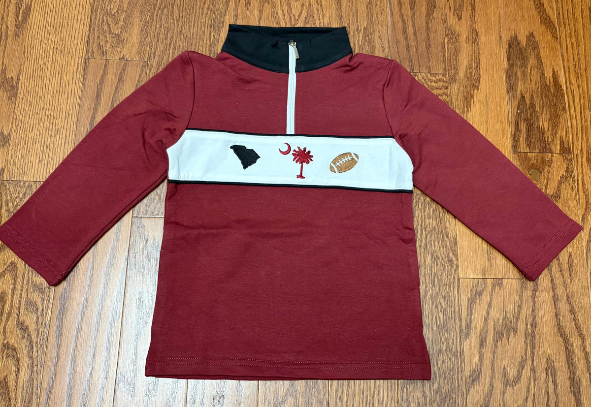 Embroidered South Carolina Boy Pullover