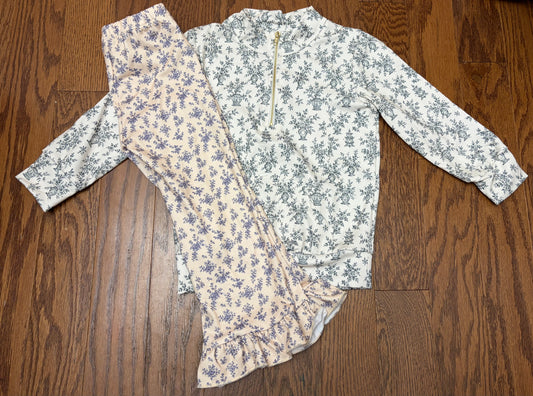 Fall Pullover Set, grandmillennial mix, girl pant set
