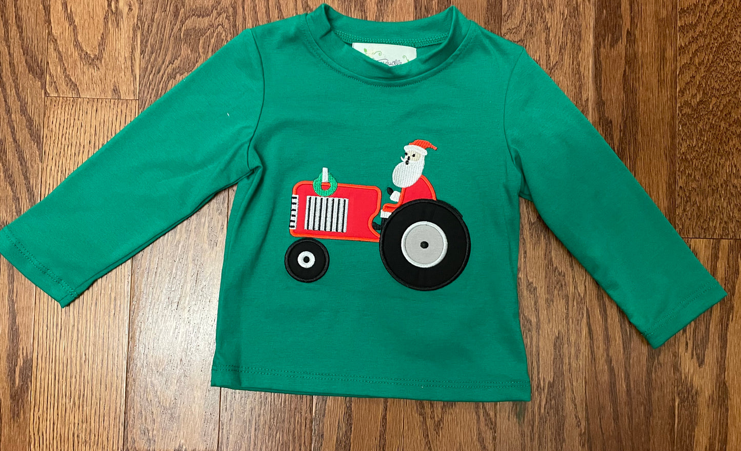 Santa and Red Tractor Boys Long sleeves