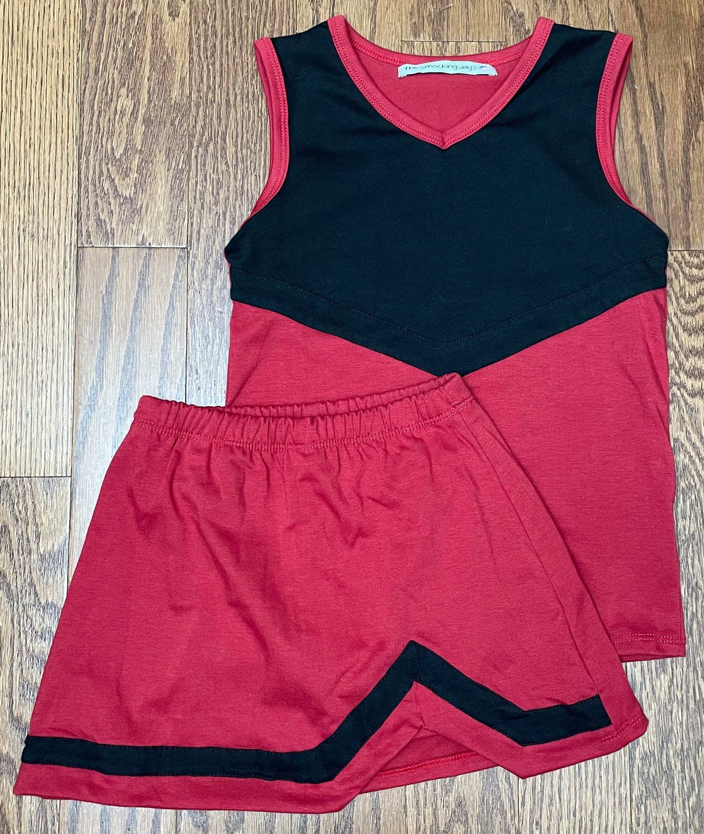 Cheer Set, Garnet and Black