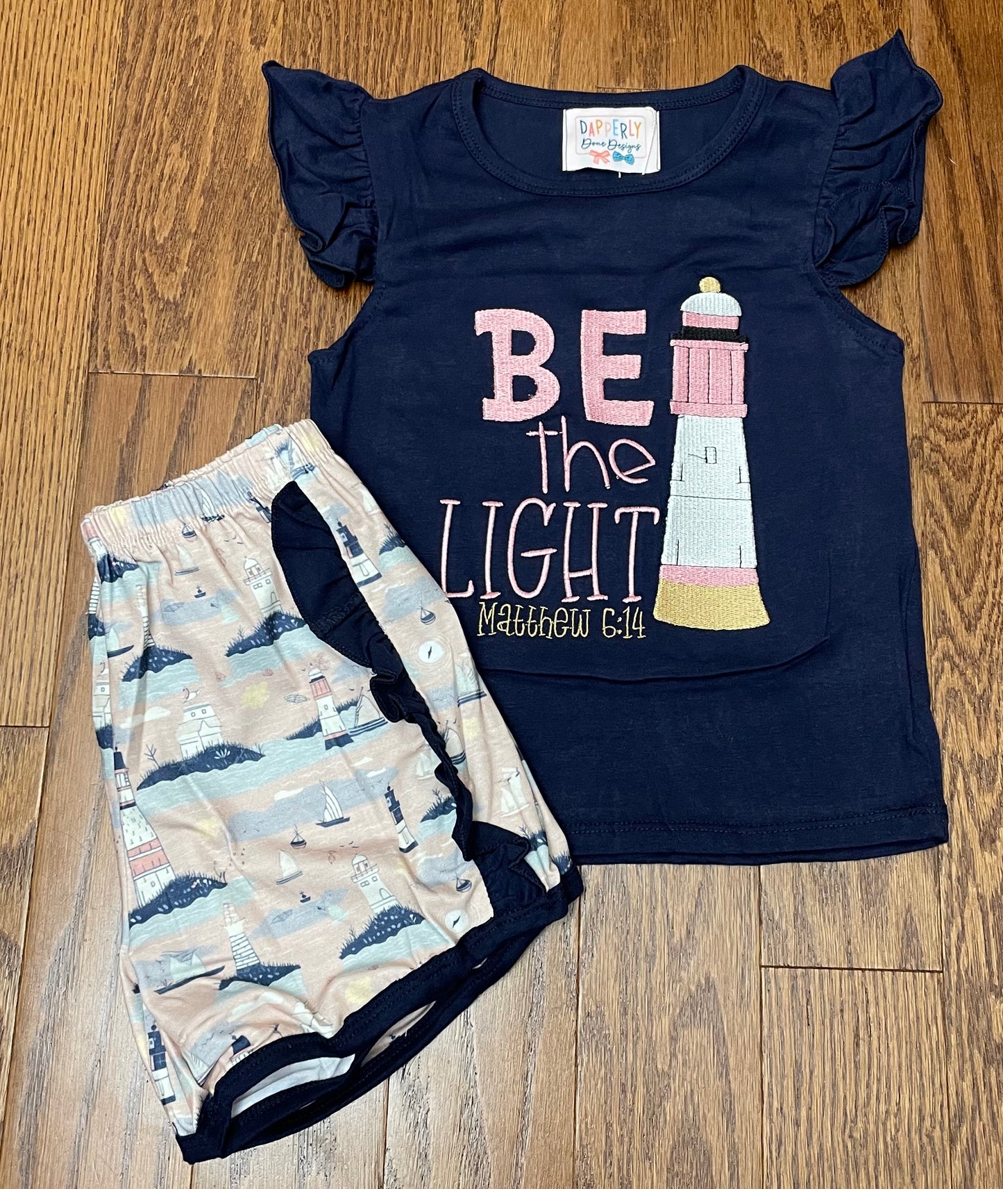 Be the Light Girl Short Set