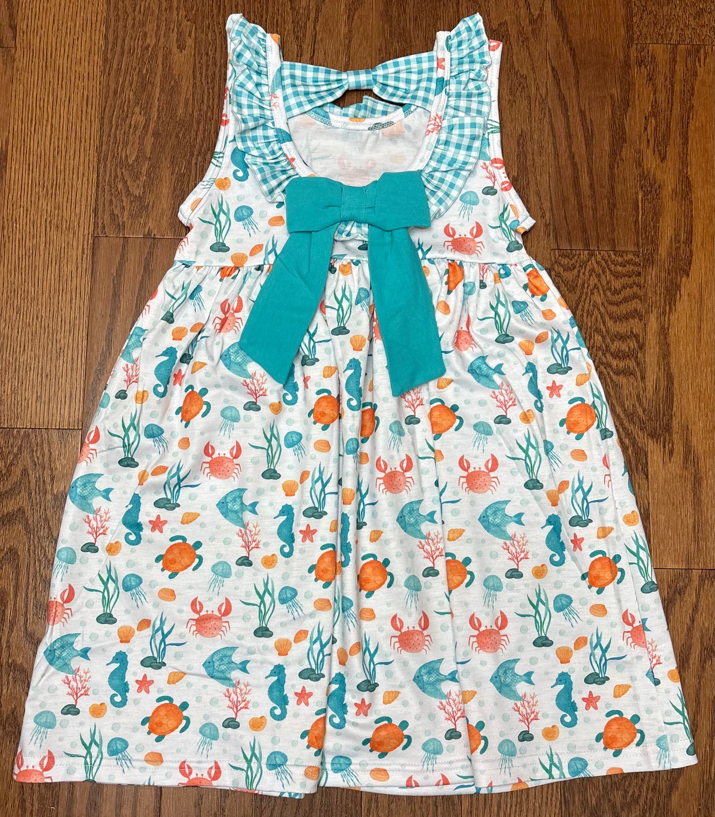 Aquatic beach dress