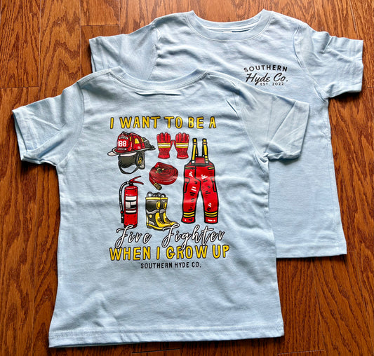 When I Grow up I want to be a Firefighter Tee