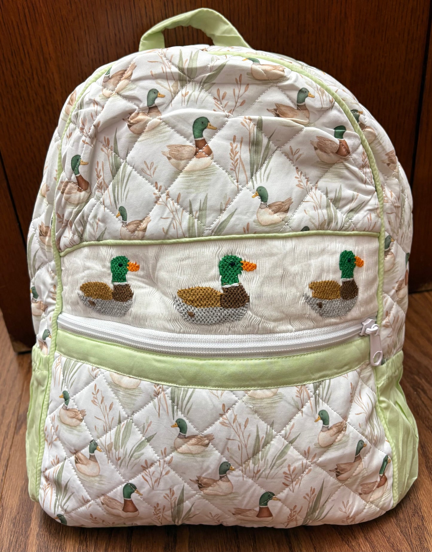 Smocked Mallard Backpack