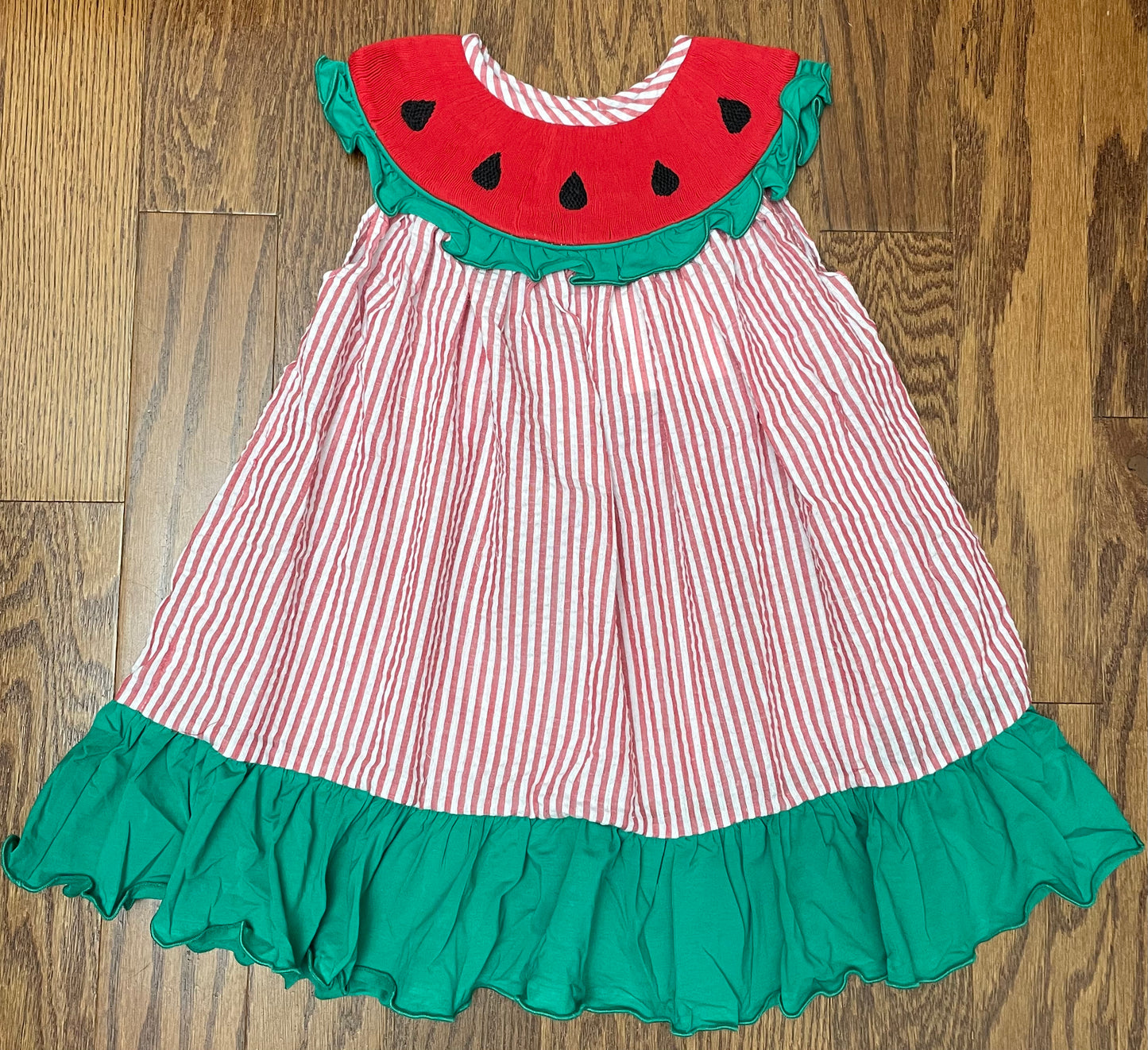 Smocked watermelon Dress