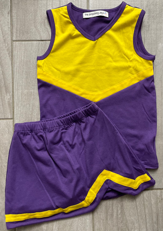 Cheer Set, Purple and Yellow