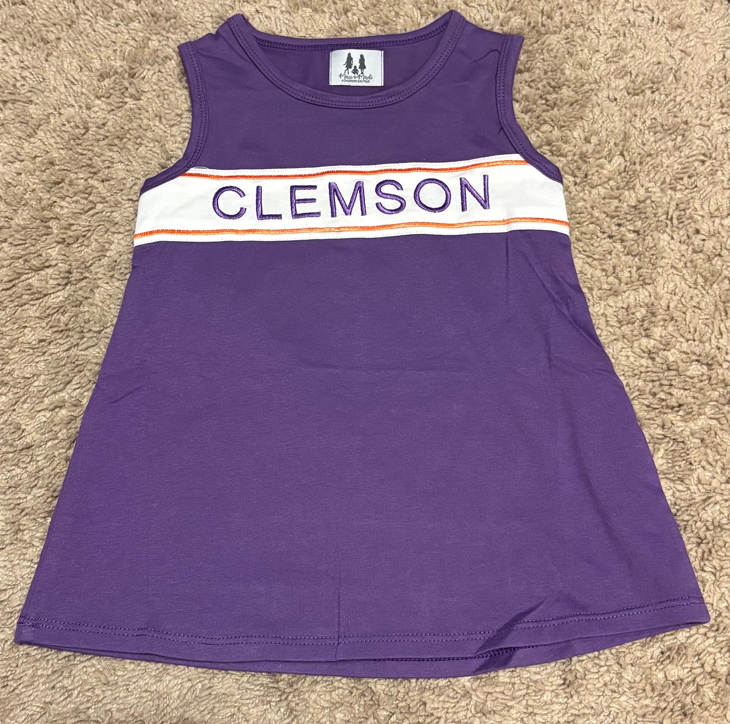 Clemson everyday dress, these are shorter dresses and typically worn with athletic shorts under.