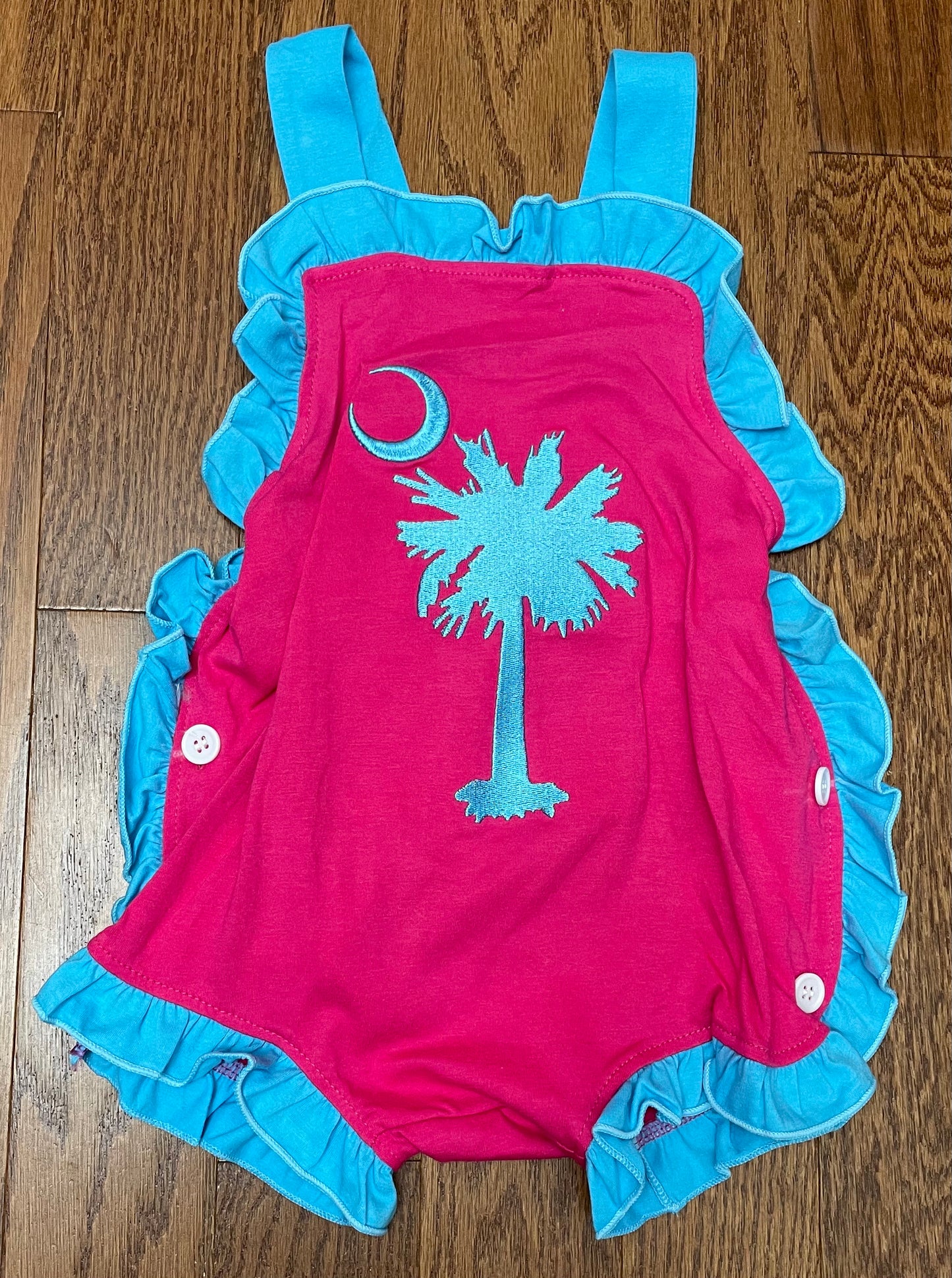 Vibrant Palmetto girl bubble