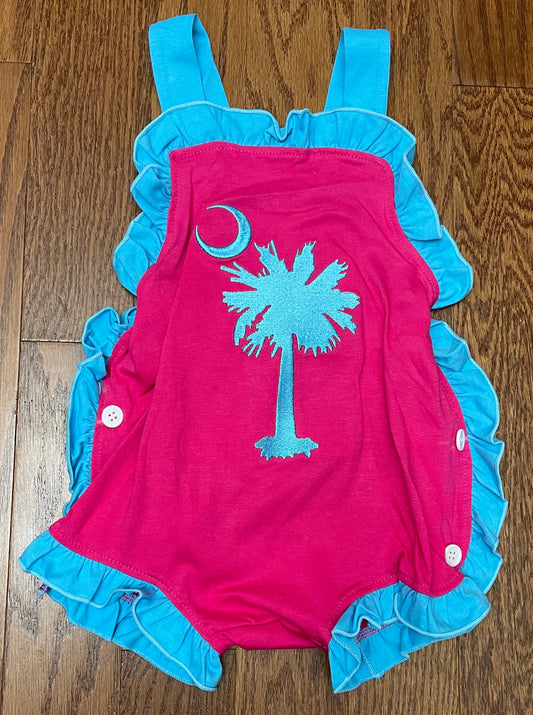 Vibrant Palmetto girl bubble