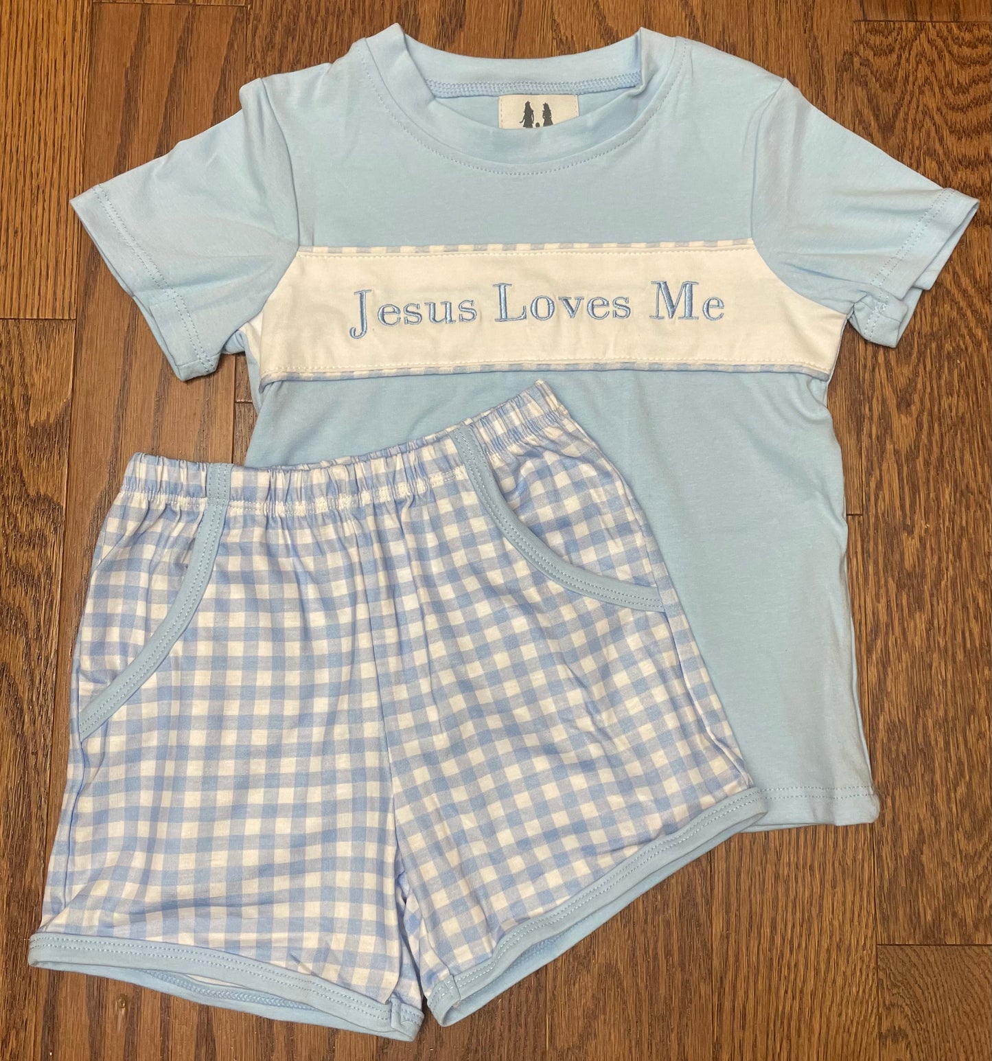 Jesus Loves me Boy Short set