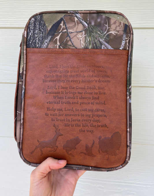 Camo Bible cover