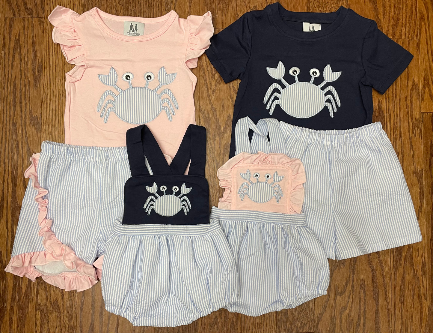 Crab girl short set