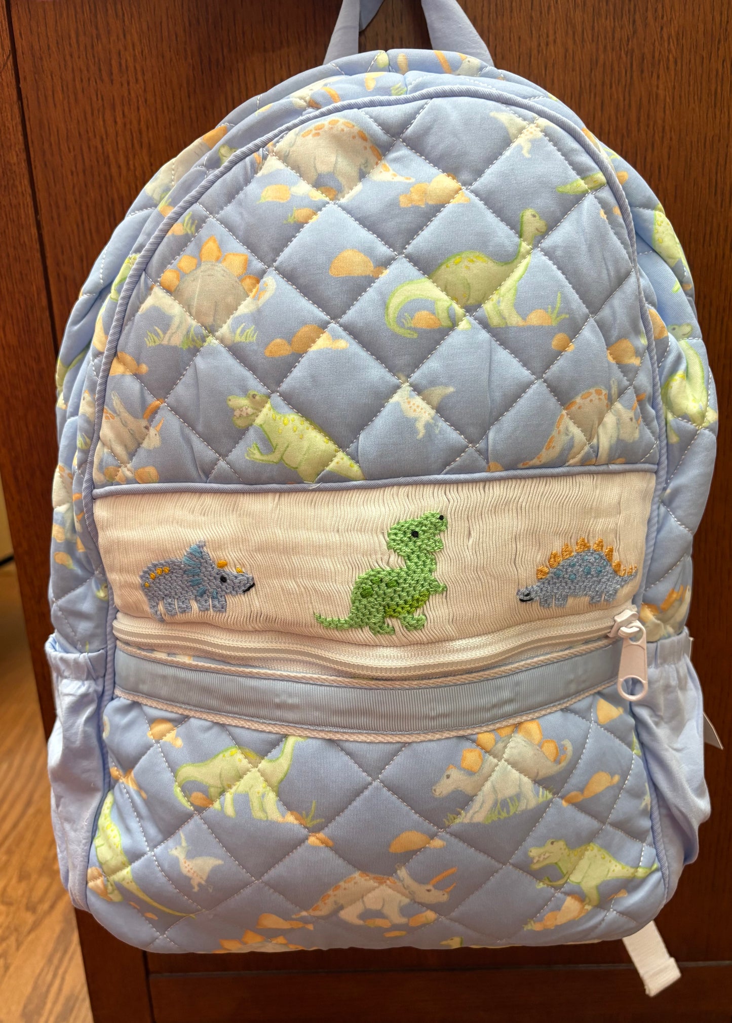 Smocked Dino Backpack