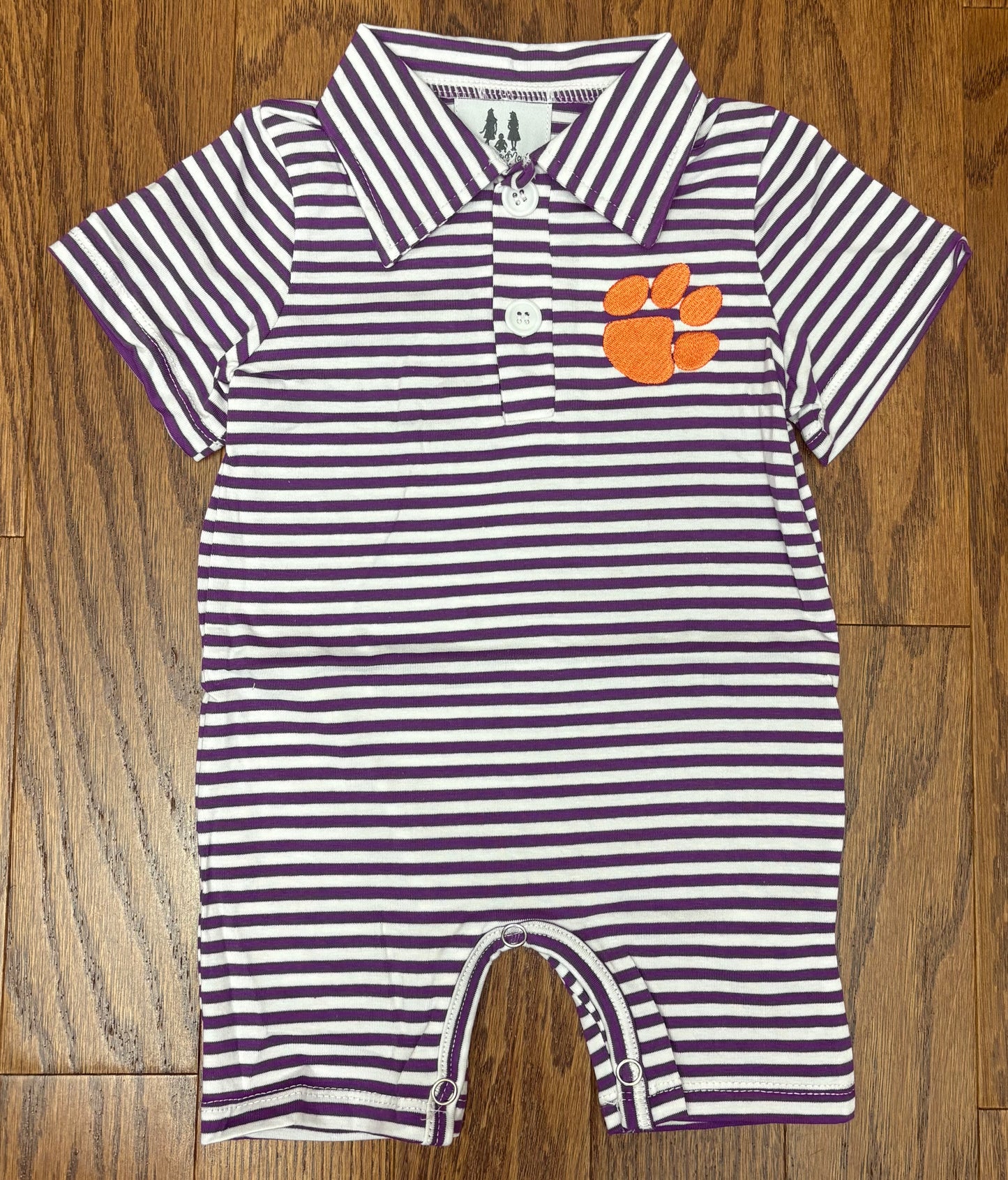 The Valley Clemson Tiger Paw Boy Romper