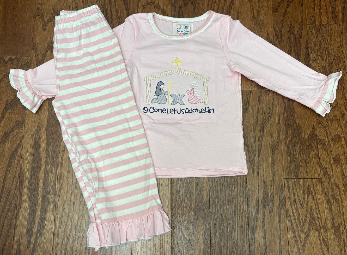 O come let us adore Him girls lounge set