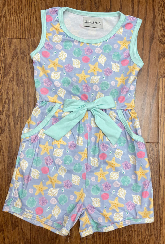 Sea Shells Girl Romper