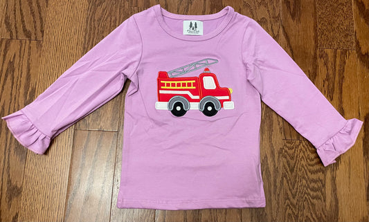 Fire Truck girl long sleeves