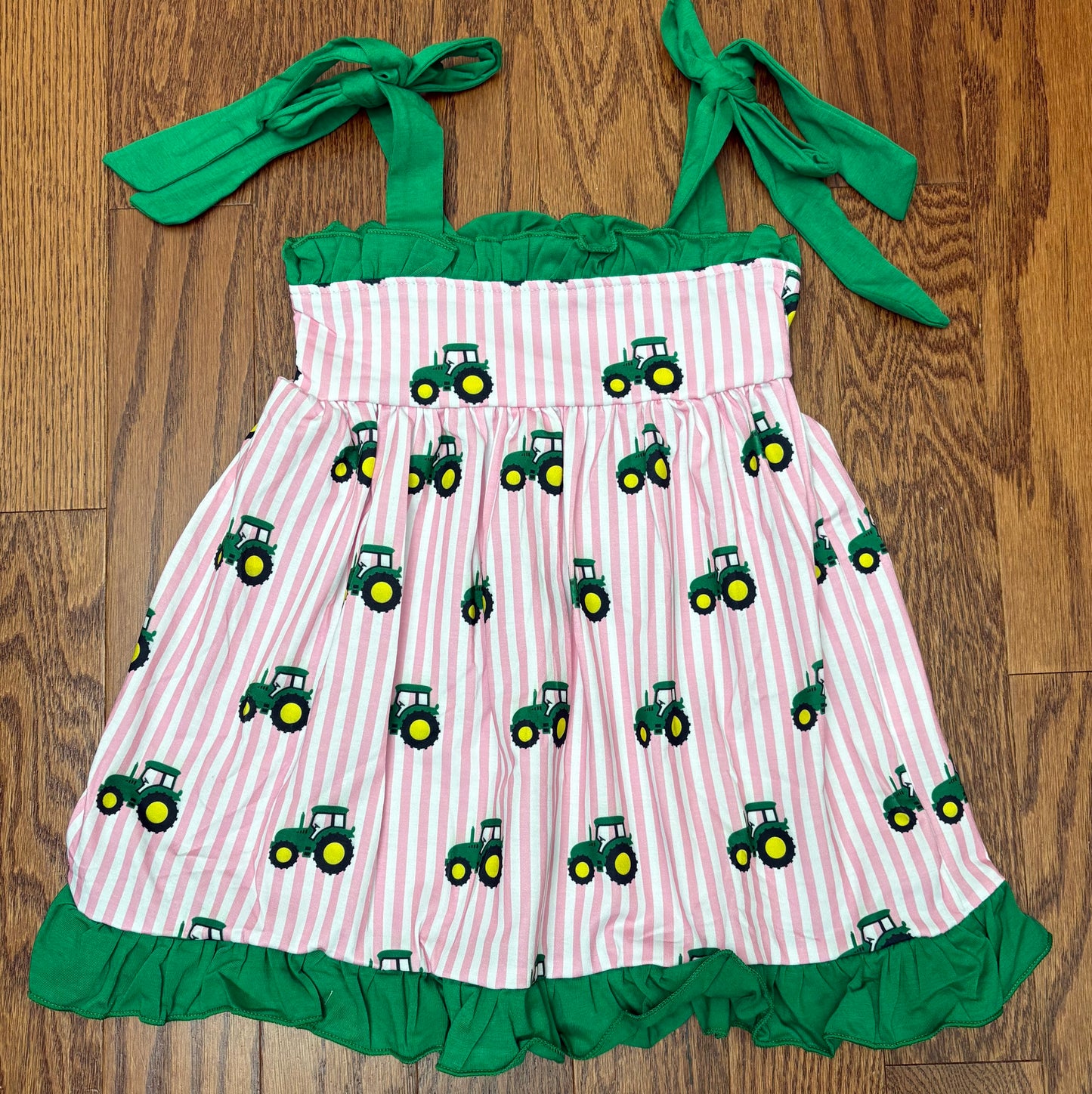 Green Tractor Dress