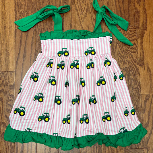 Green Tractor Dress