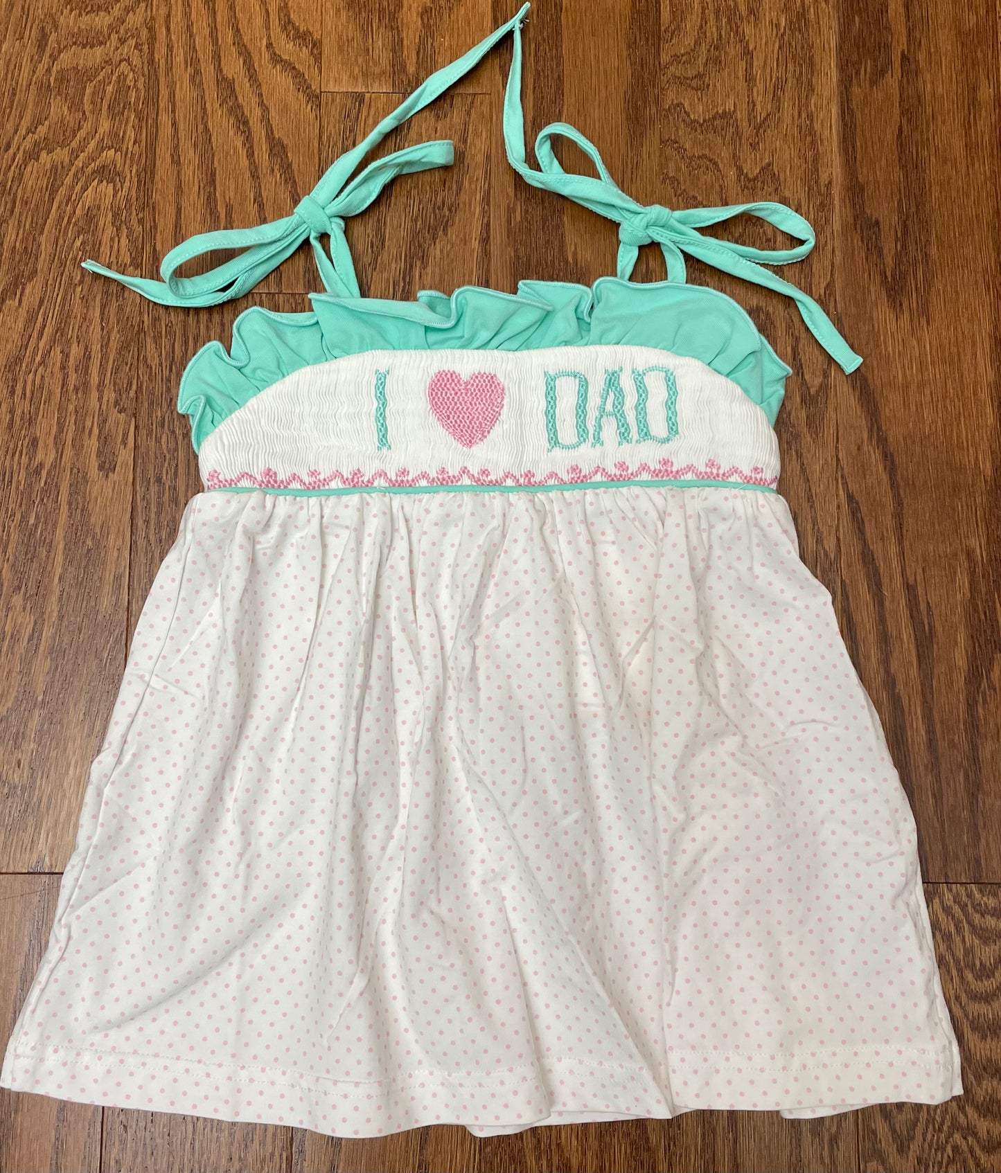 Smocked I 🩷 (Love) Dad Dress