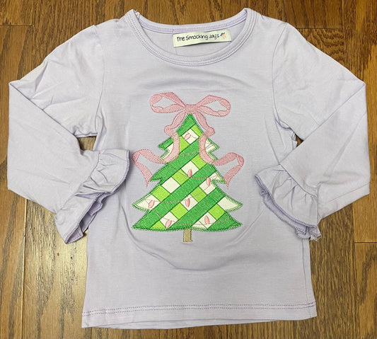 Christmas Tree and pink lights Long Sleeves