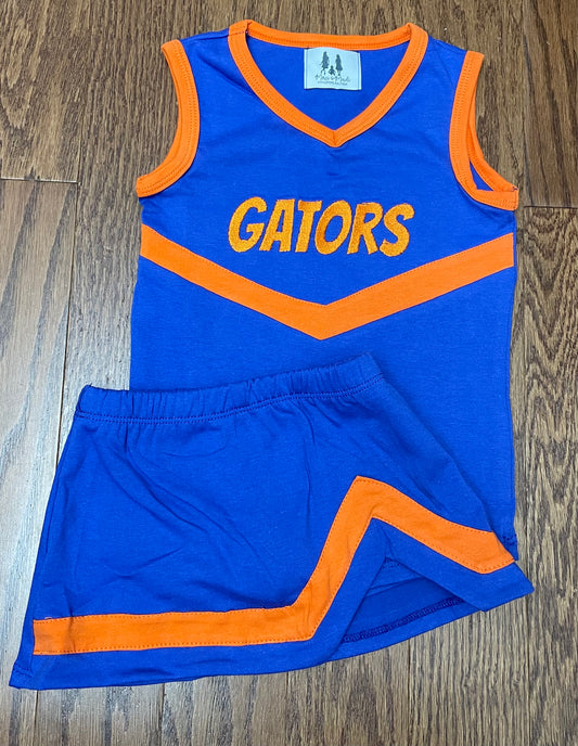 Gators Girl Cheer Outfit