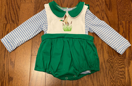 Duck and Cattails boy two piece bubble
