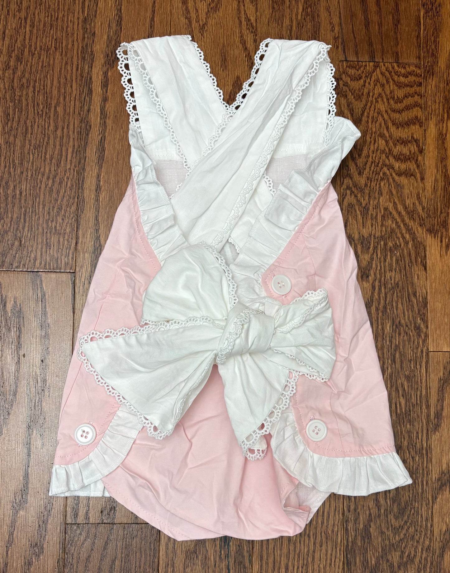 Pink Sunsuit with monogram M