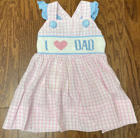 Smocked I 🩷 (Love) Dad Dress