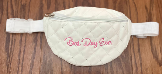 Best Day Ever Fanny Pack, Pearl