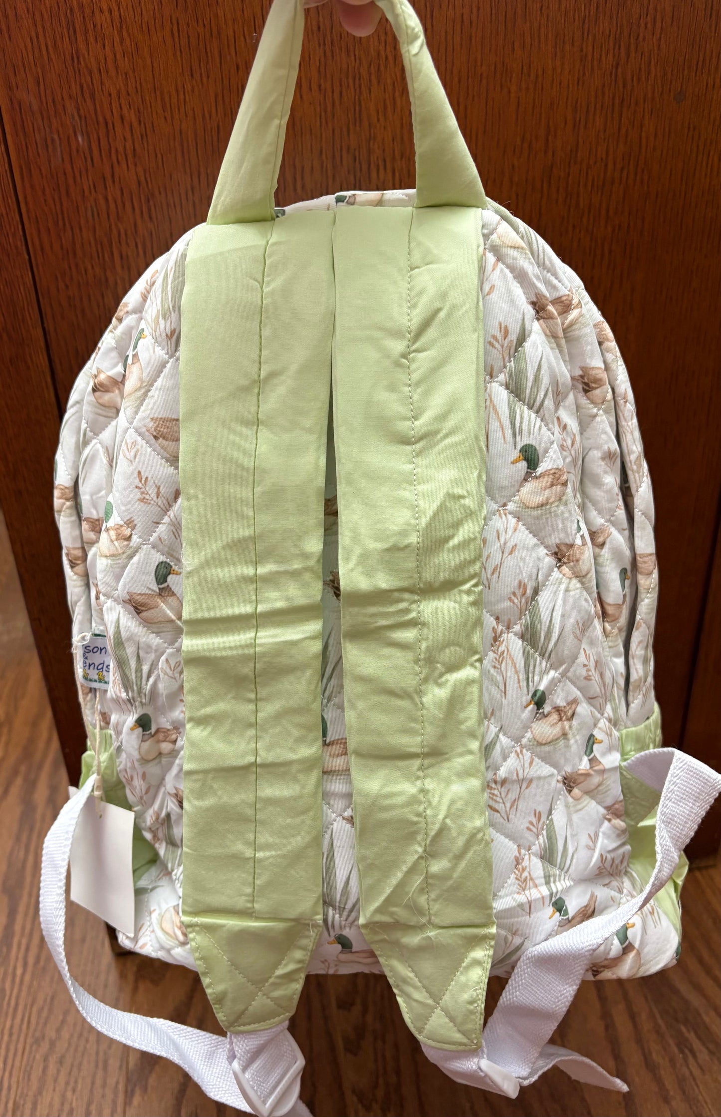 Smocked Mallard Backpack