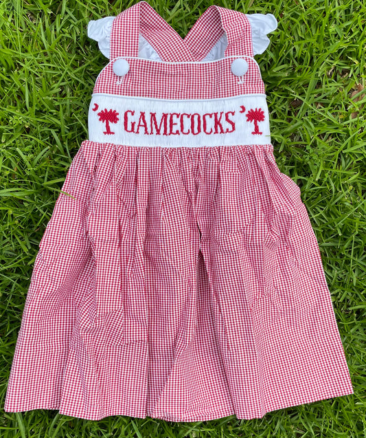 Smocked Gamecocks Dress