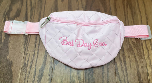 Best Day Ever Fanny Pack, Pink