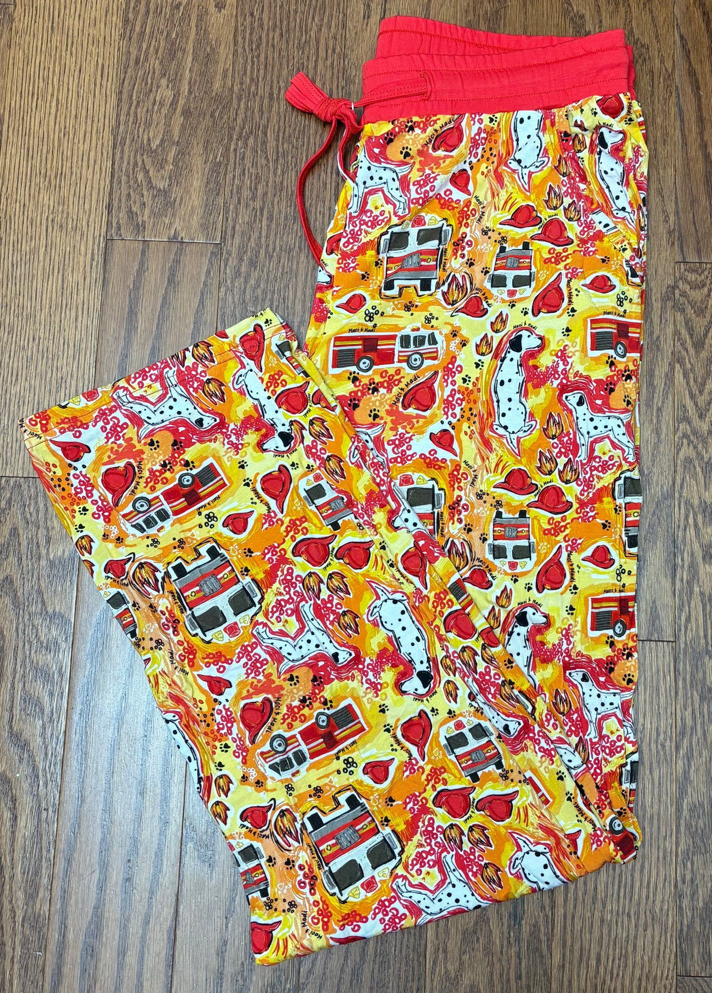 Adult Bottoms Bamboo Fire Trucks