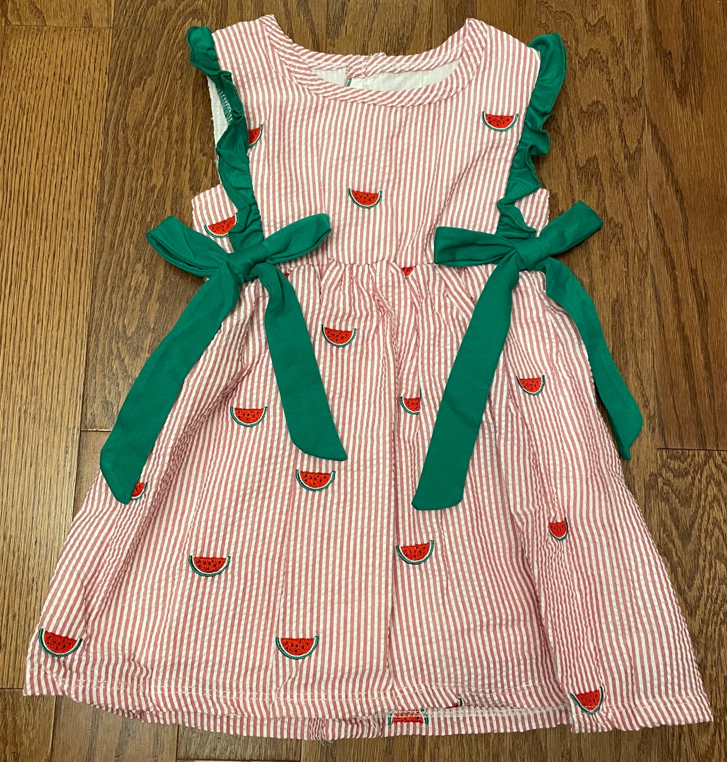 Seersucker Watermelon dress