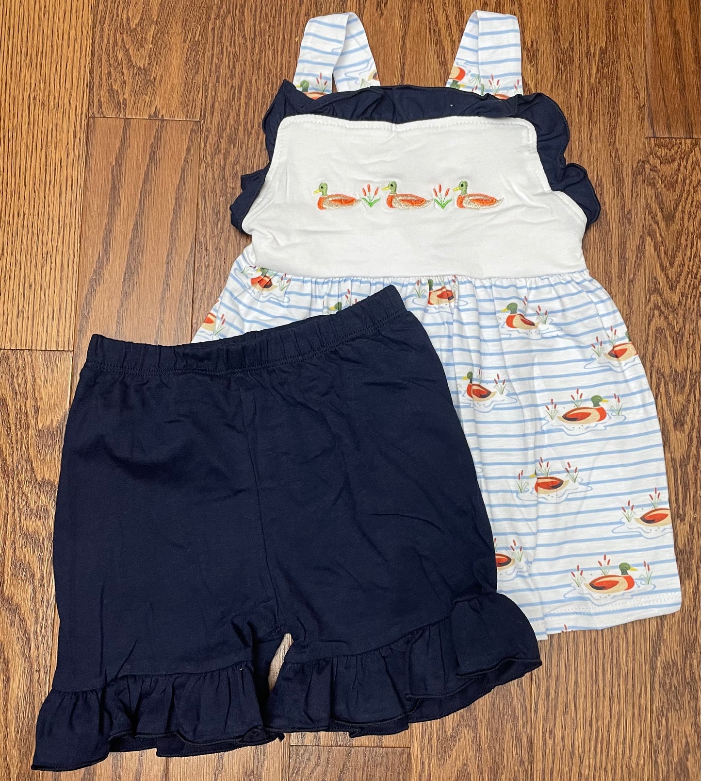 Mallards trio girl short set