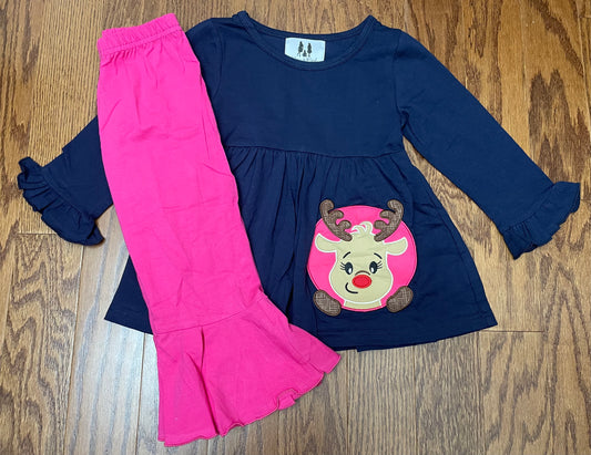 Reindeer Girl Pant Set