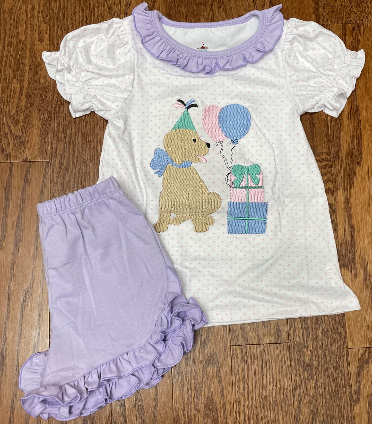 Birthday Pawty Girl Short Set