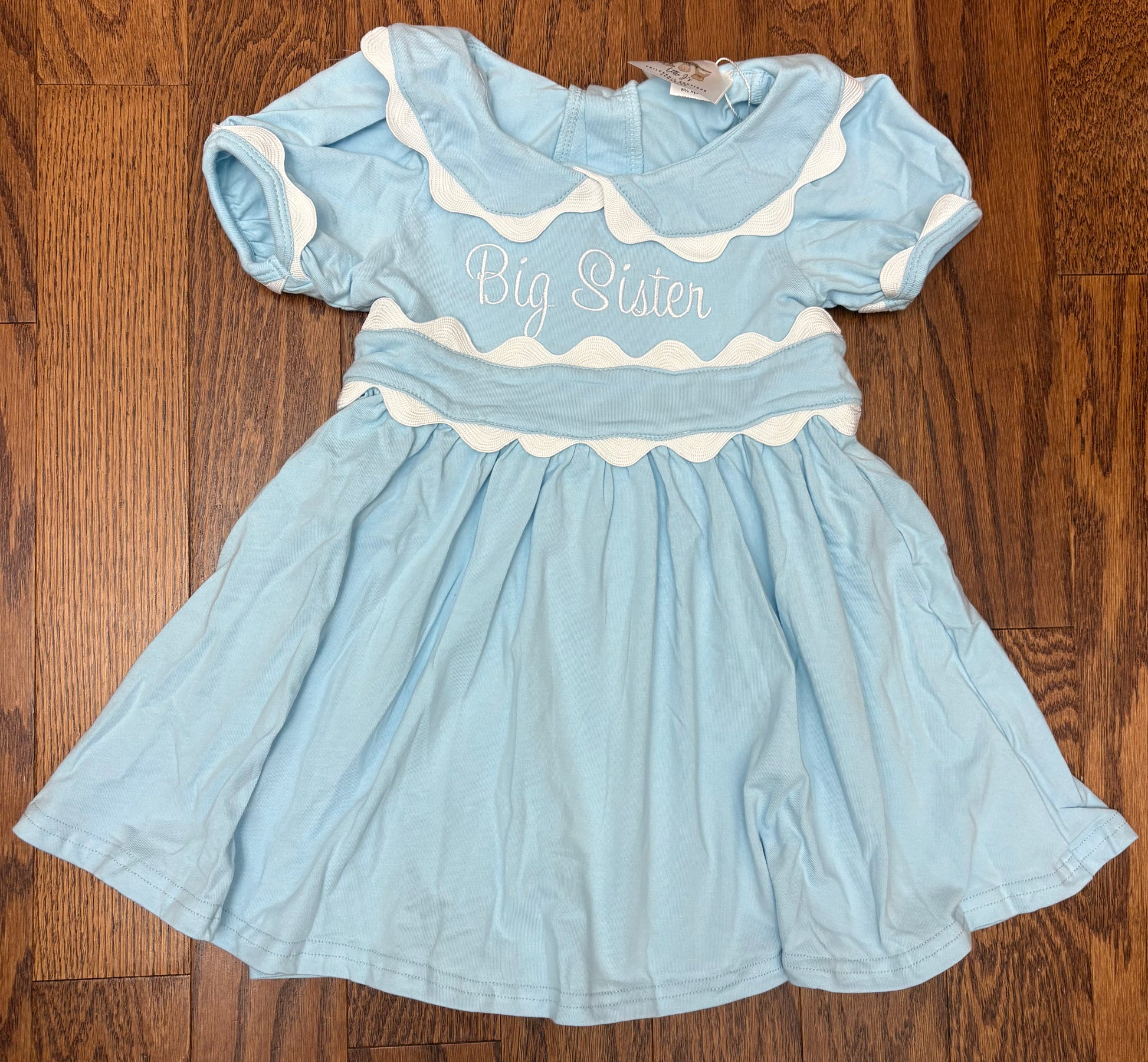 Blue Big Sister Dress – Maci&Madi: A Children's Boutique