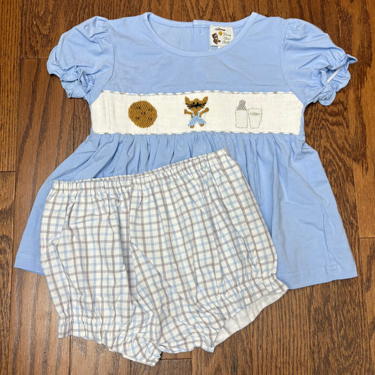 Mouse and Cookie girls diaper set