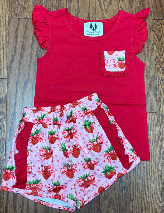 Berry Bliss girl short set