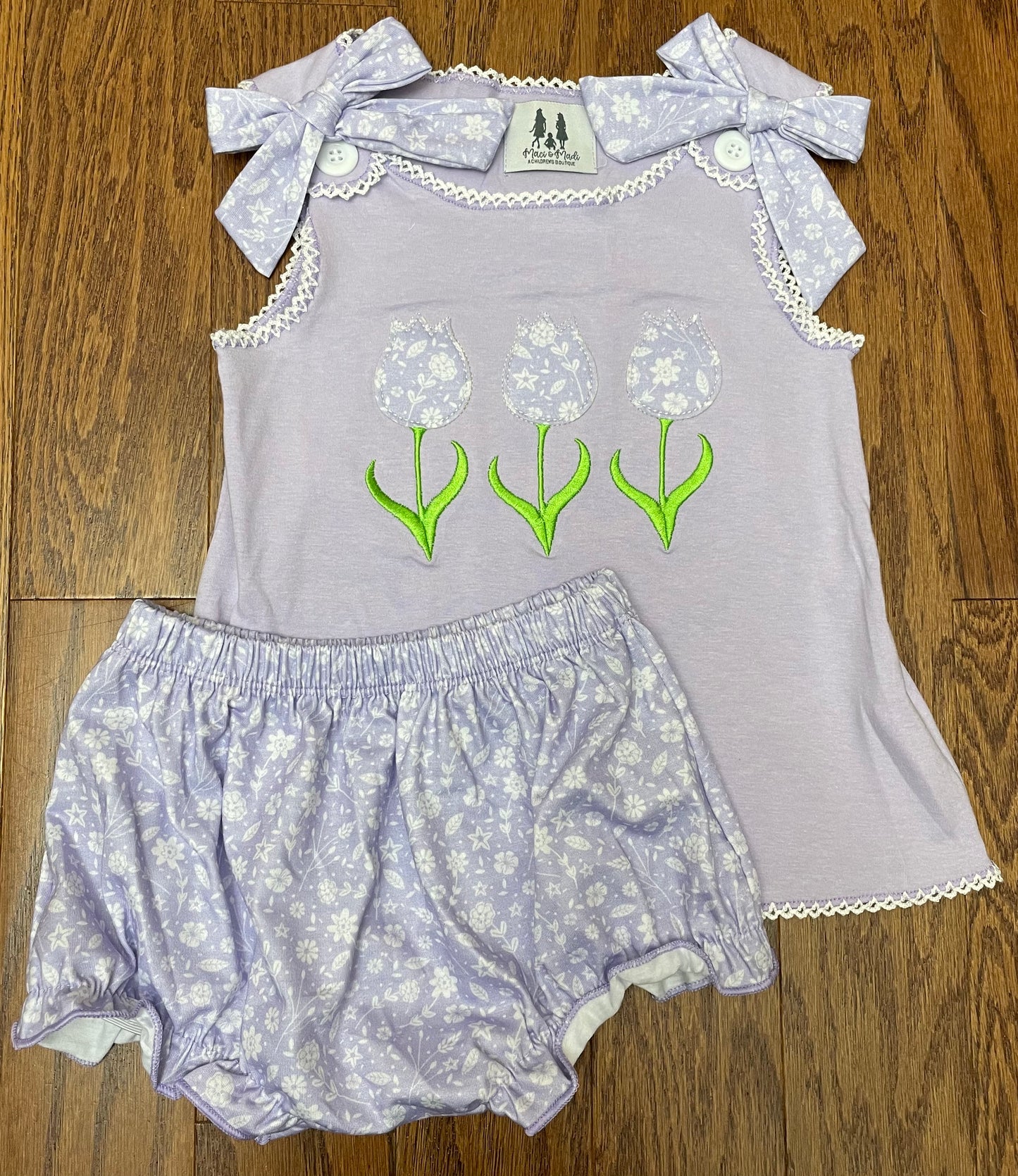 Tulips Trio Diaper set