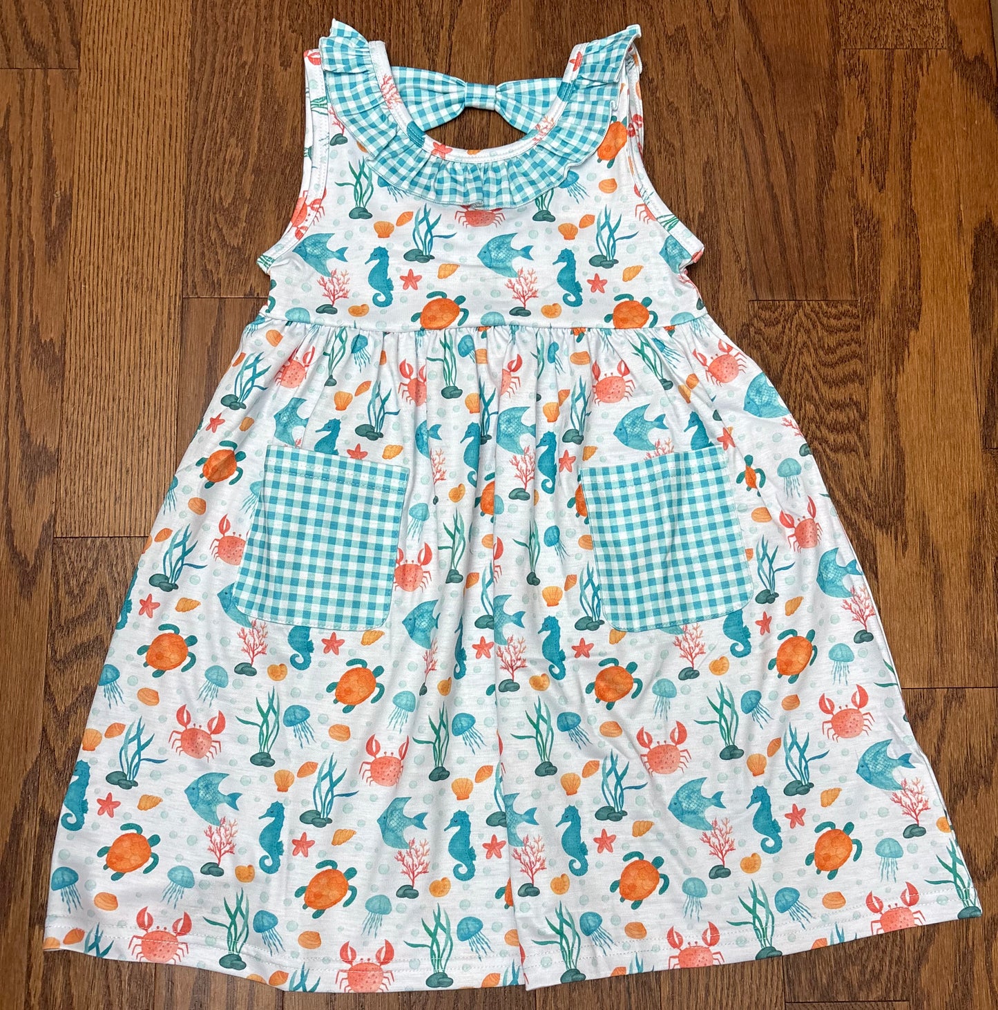 Aquatic beach dress