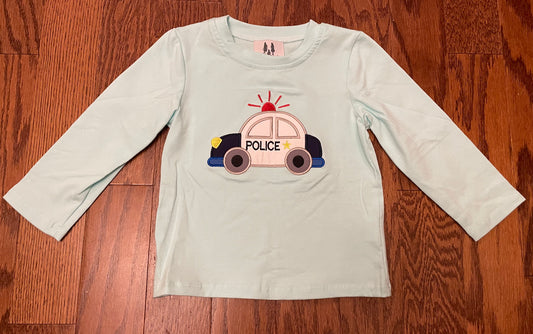 Police Car Boy long sleeves