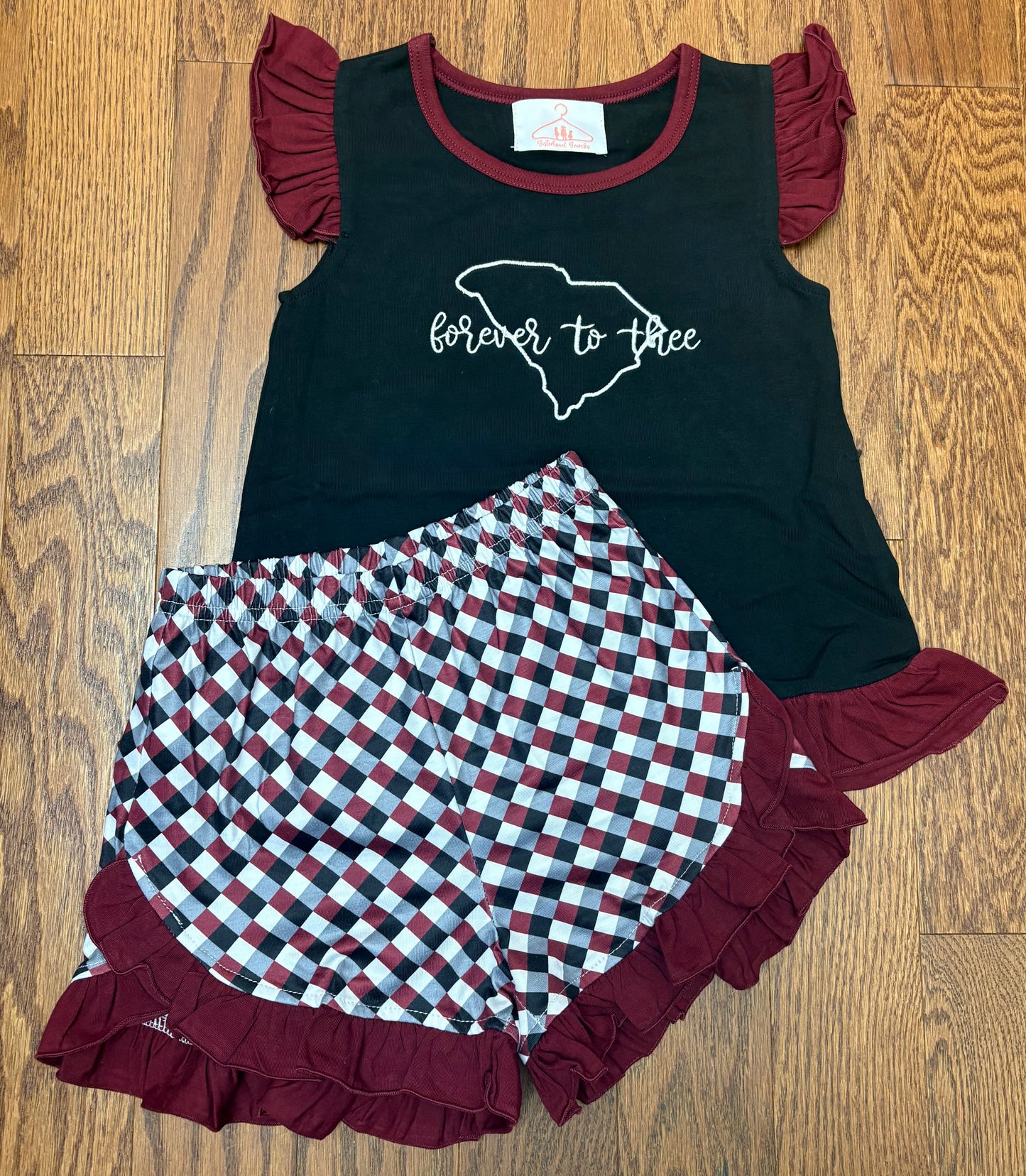 Forever to Thee South Carolina girl short set