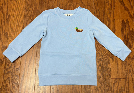 Blue mallard boys sweater