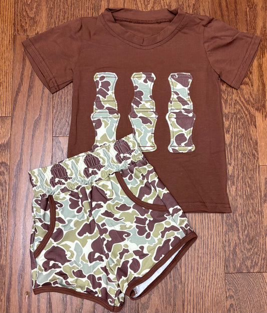 Trio Duck Call boys short set