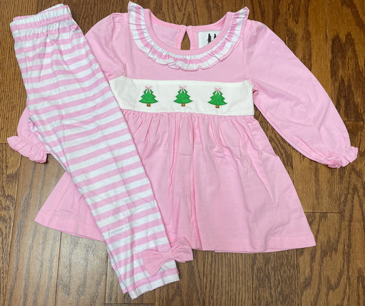 Trio Christmas Trees girls Set