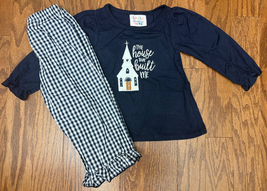 The House that Built Me Girls Pant Set