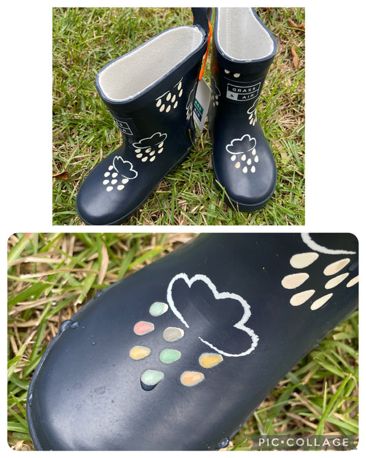 Navy Color Changing Boots
